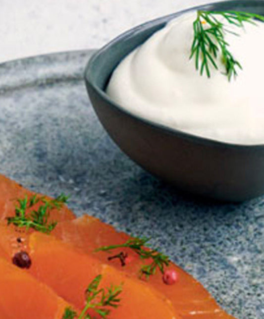 Saumon Gravlax infusé au thé Russe