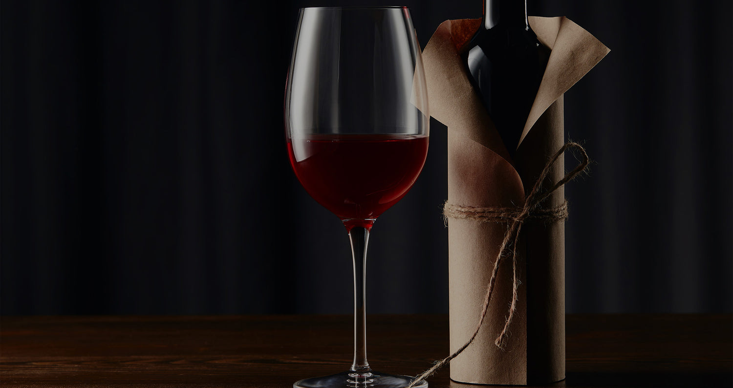 Verre et carafe à vin