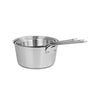 3 casseroles en inox brossé 1826