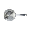 3 casseroles en inox brossé 1826