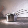 3 casseroles en inox brossé 1826