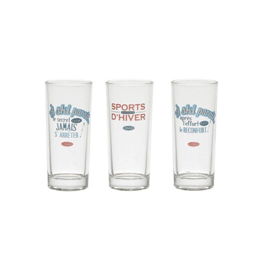 3 gobelets SPORT D'HIVER 24cl