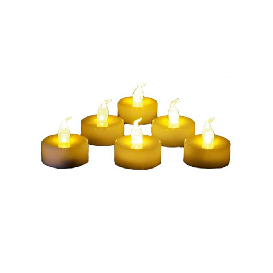 6 bougies LED type Chauffe plat