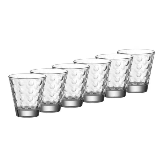 Coffret de 6 verres transparents