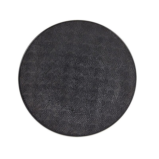 Assiette plate 27cm VESUVIO noire