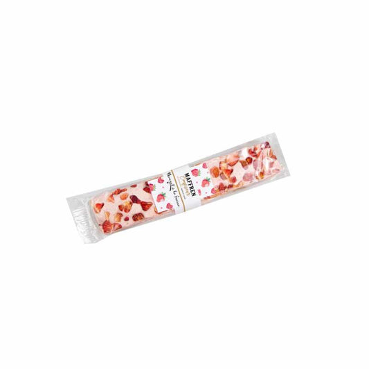 Barre nougat à la fraise