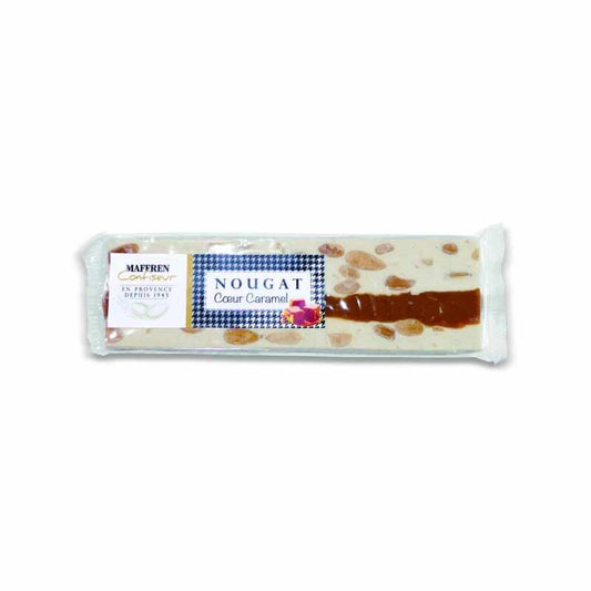 Barre nougat coeur caramel