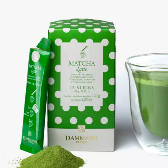 Boîte 12 sticks matcha latte