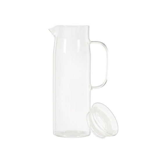 Carafe et couvercle en verre 1,2L