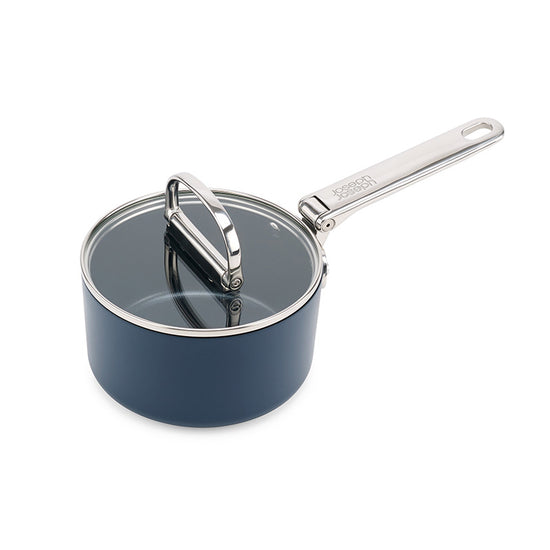 Casserole antiadhésive 15cm bleue S