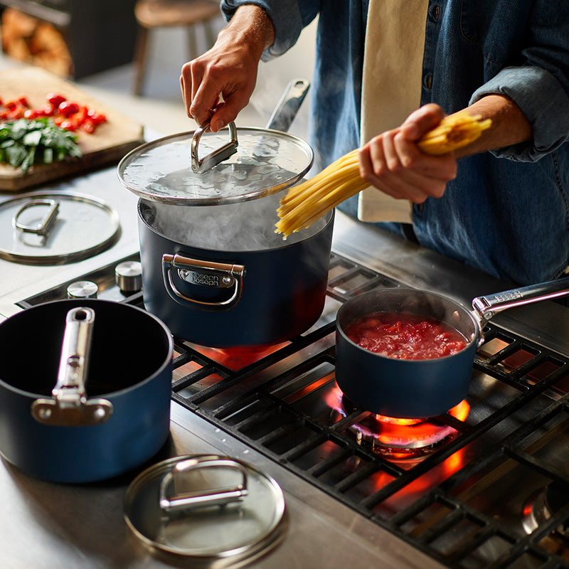 Casserole antiadhésive 15cm bleue S