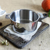 Casserole inox mutine amovible 18cm