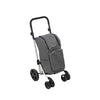 Chariot pliant 4 roues gris