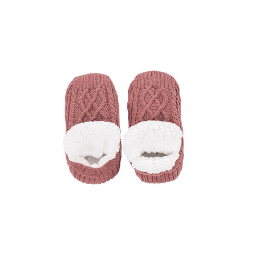 Pantouffles tricotées T39/42 Rose