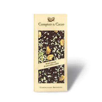 Chocolat noir Pistache Caramélisée