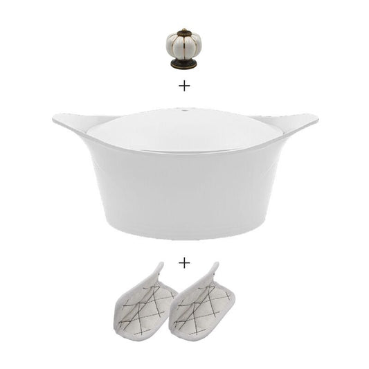 Cocotte 24cm blanche