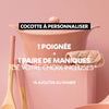 Cocotte personnalisable rose