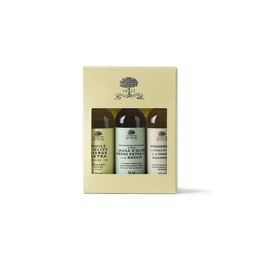 Coffret 3 mini Huiles & Vinaigre