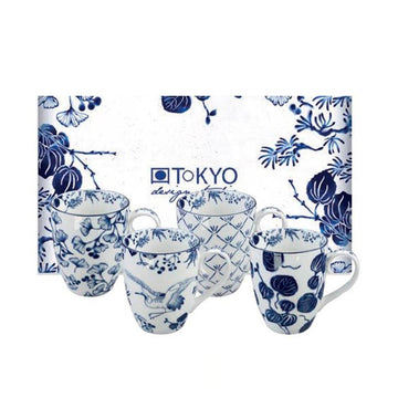 Coffret 4 mugs Japonica