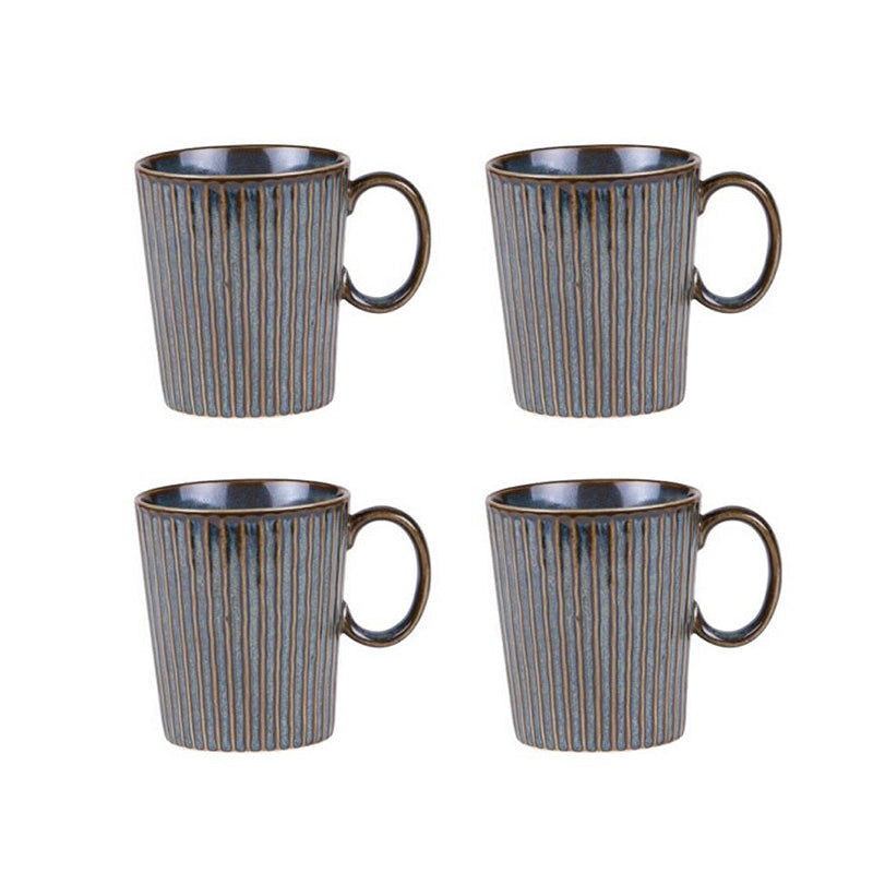 Coffret 4 mugs Liv bleu 35cl