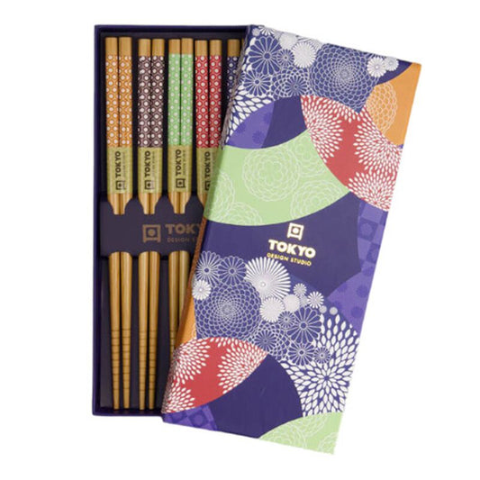 Coffret 5 baguettes cercles colorés