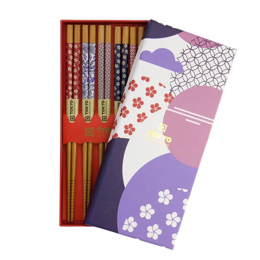 Coffret 5 baguettes cercles fleurs