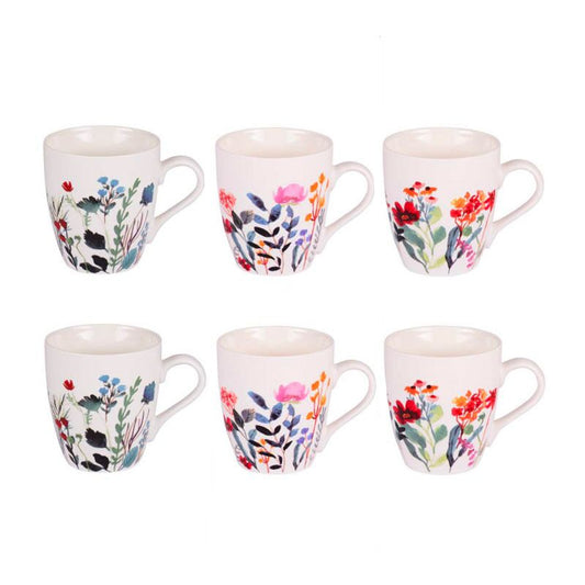 Coffret 6 tasses FLOR 23cl