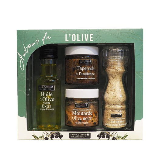 Coffret autour de l'olive