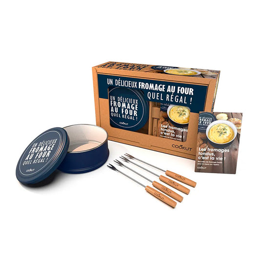 Coffret cuiseur fromage four bleu