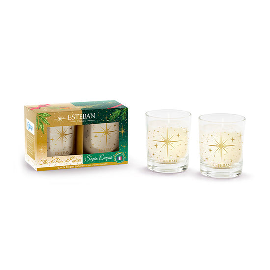 Coffret duo bougies sapin 70g