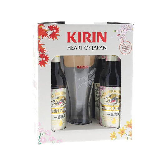 coffret kirin 4 bières et 1 verre