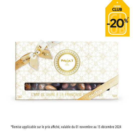 Coffret Noël chocolats amandes