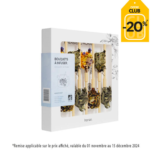 Coffret de 8 bouquets à infuser bio