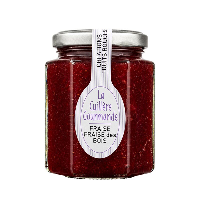 Confiture Fraise et Fraise des bois