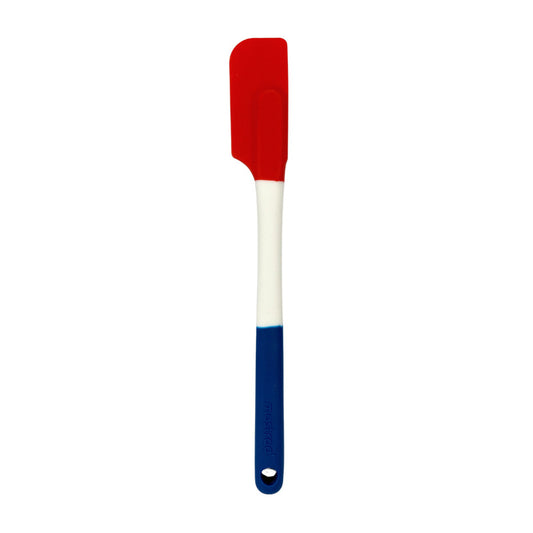 Demi-spatule silicone bleu blanc ro