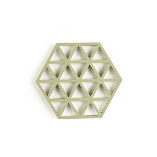 Dessous de plat Triangles vert