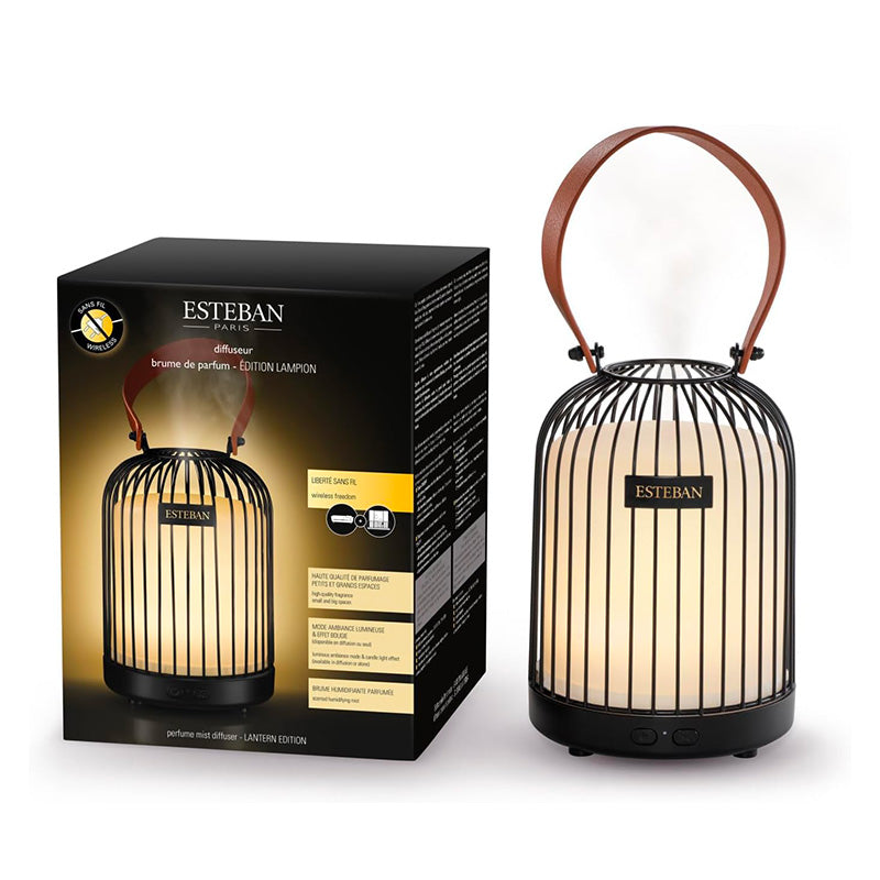 Diffuseur brume lampion noir