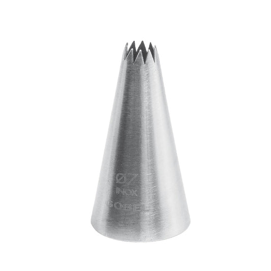 Douille à petits fours 10 dents inox 7mm Gobel