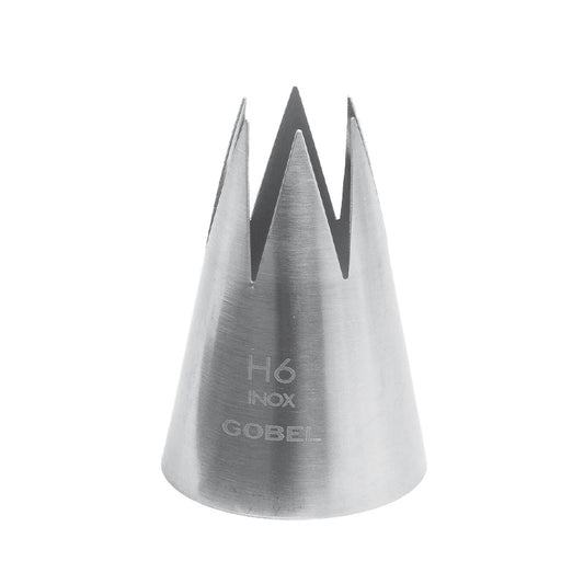 Douille cannelée 6 dents inox 23mm Gobel