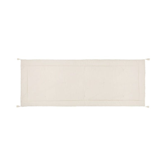 Edredon Velours blanc ivoire 70x180