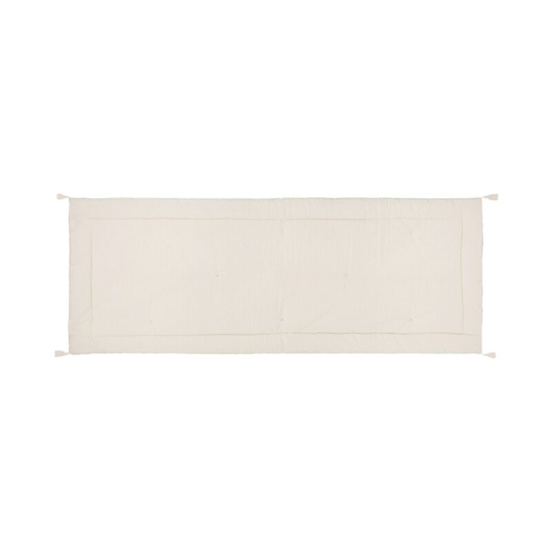 Edredon Velours blanc ivoire 70x180