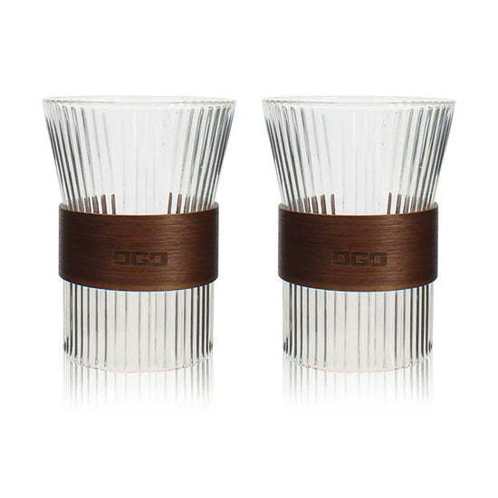 Lot 2 tasses Karl avec bois 250ML