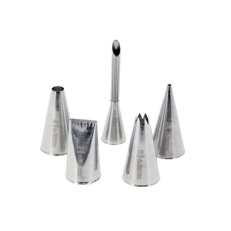 Lot de 5 douilles inox