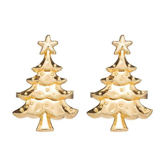 Lot de 2 ronds de serviette sapin