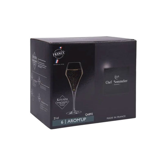 Lot de 6 flutes Arom'up 21cl