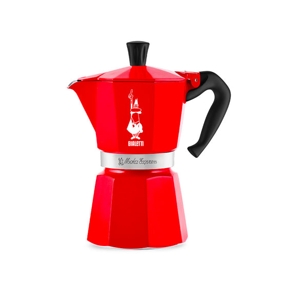 Moka Express 6 tasses Rouge