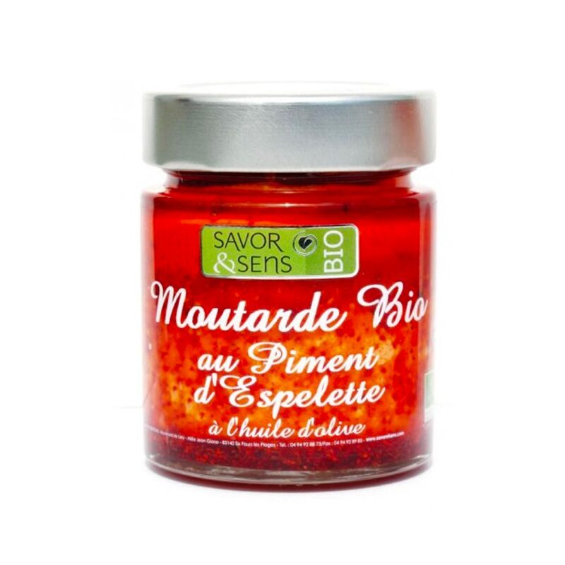 Mousse de moutarde au piment d'espe