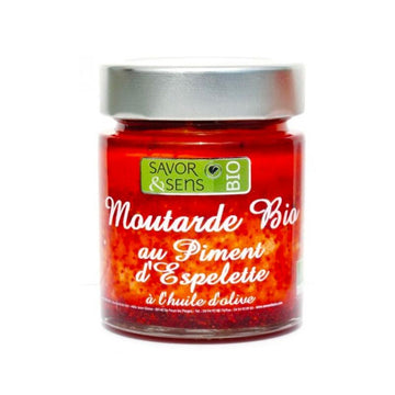 Mousse de moutarde au piment d'espe