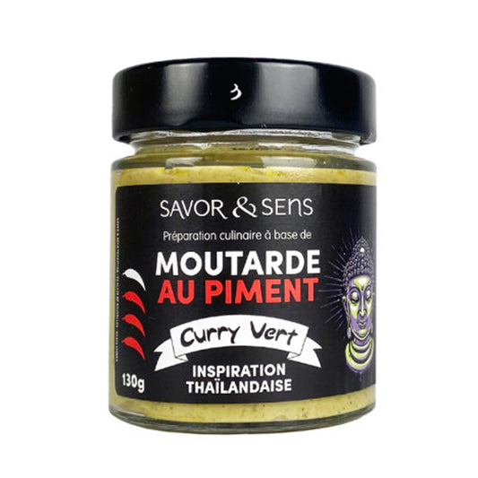 Moutarde piment curry vert 130g