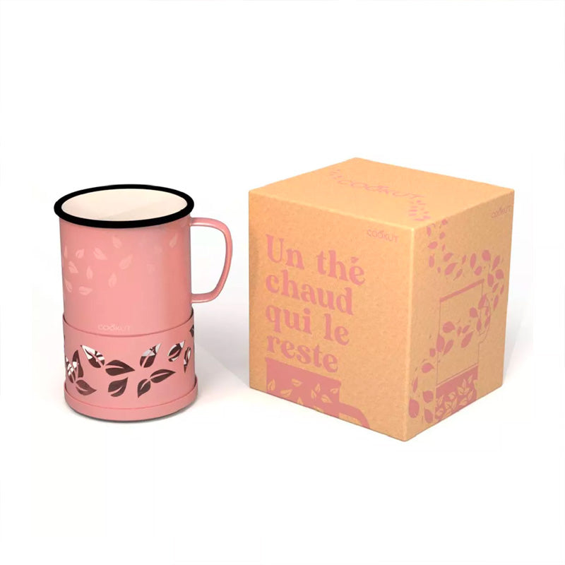 Mug et chauffe mug sixtea rose